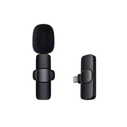 Hight Quality Wireless Lavalier Microphone Portable Audio Video Recording Mic for Iphone Android Live Game Mobile Phone Camera